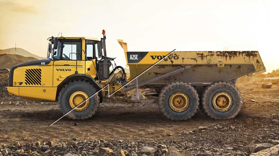 Volvo Atriculated Dump Truck
