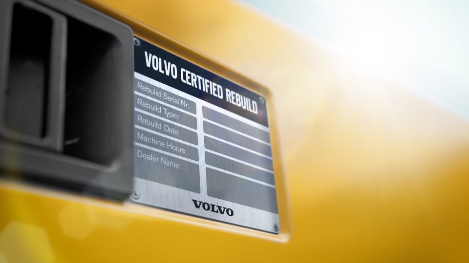 Volvo Certified Rebuild badge